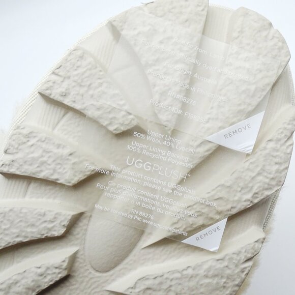 UGG AUSTRALIA Cozette Genuine Shearling Slipper in Nat Color Size 8 - Picture 5 of 9